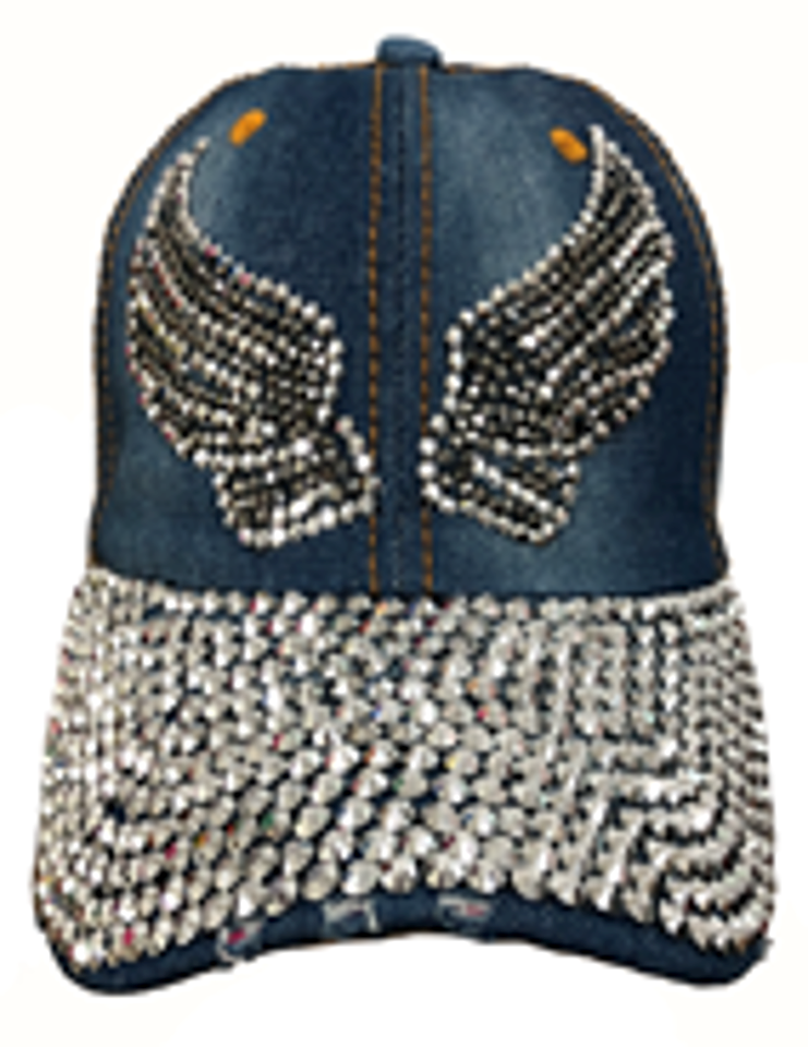 Fashion Cap with Hotfix Wing- CA035