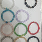 Stretchable Multi Glass Bead Bracelet - KCBG01