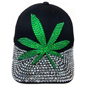 Fashion Cap with Hotfix Weed - CA026