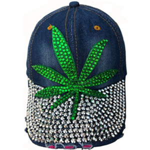 Fashion Cap with Hotfix Weed - CA026