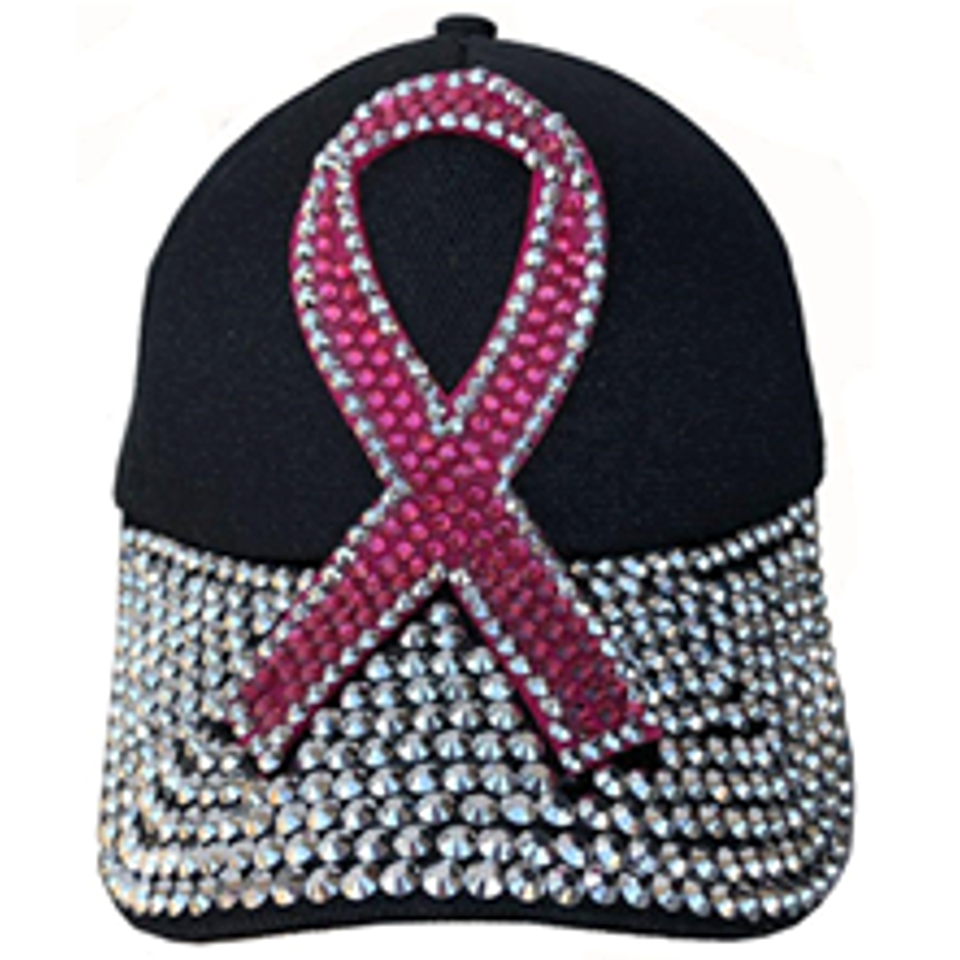 Fashion Cap with Hotfix Awareness Ribbon - CA030