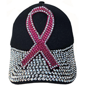 Fashion Cap with Hotfix Awareness Ribbon - CA030