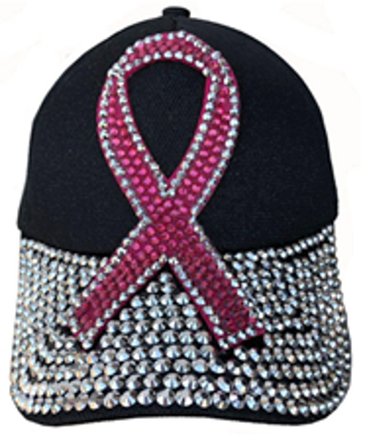 Fashion Cap with Hotfix Awareness Ribbon - CA030