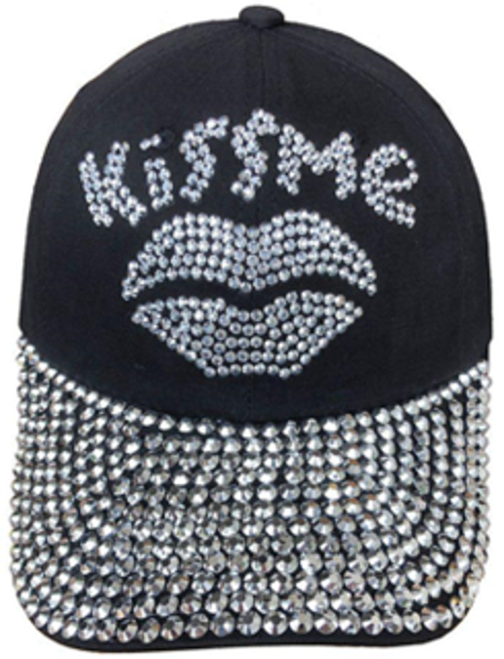 Fashion Cap with Hotfix Kiss Me - CA031