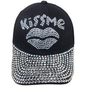 Fashion Cap with Hotfix Kiss Me - CA031