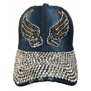 Fashion Cap with Hotfix Wing- CA035