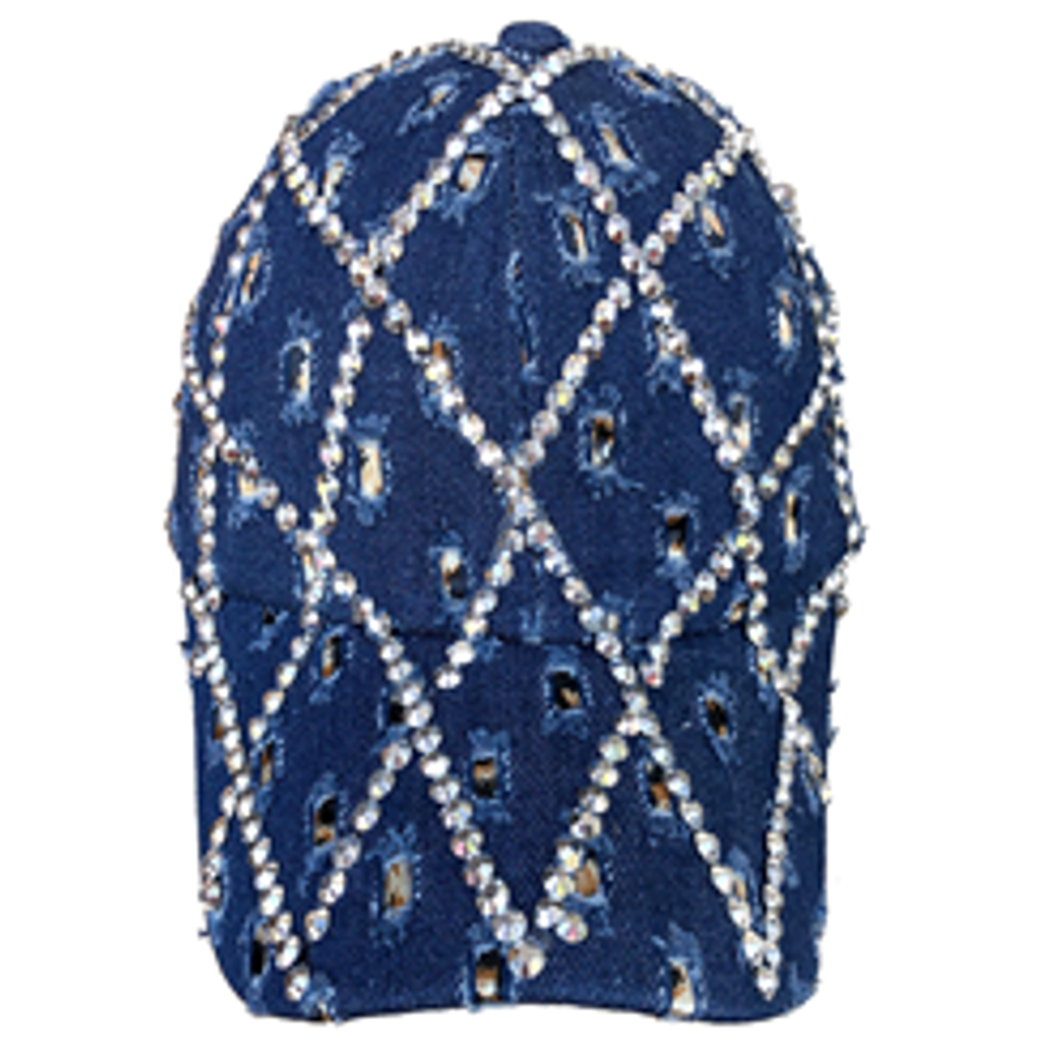 Fashion Cap with Hotfix Rhombus - CA042