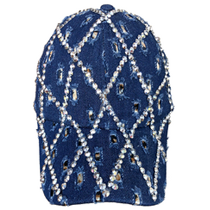 Fashion Cap with Hotfix Rhombus - CA042