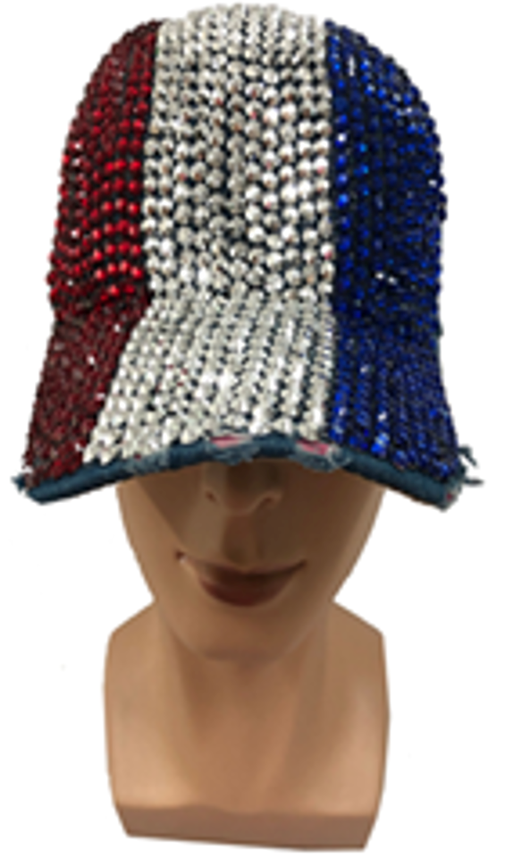 Fashion Cap with Hotfix Country - CA19029