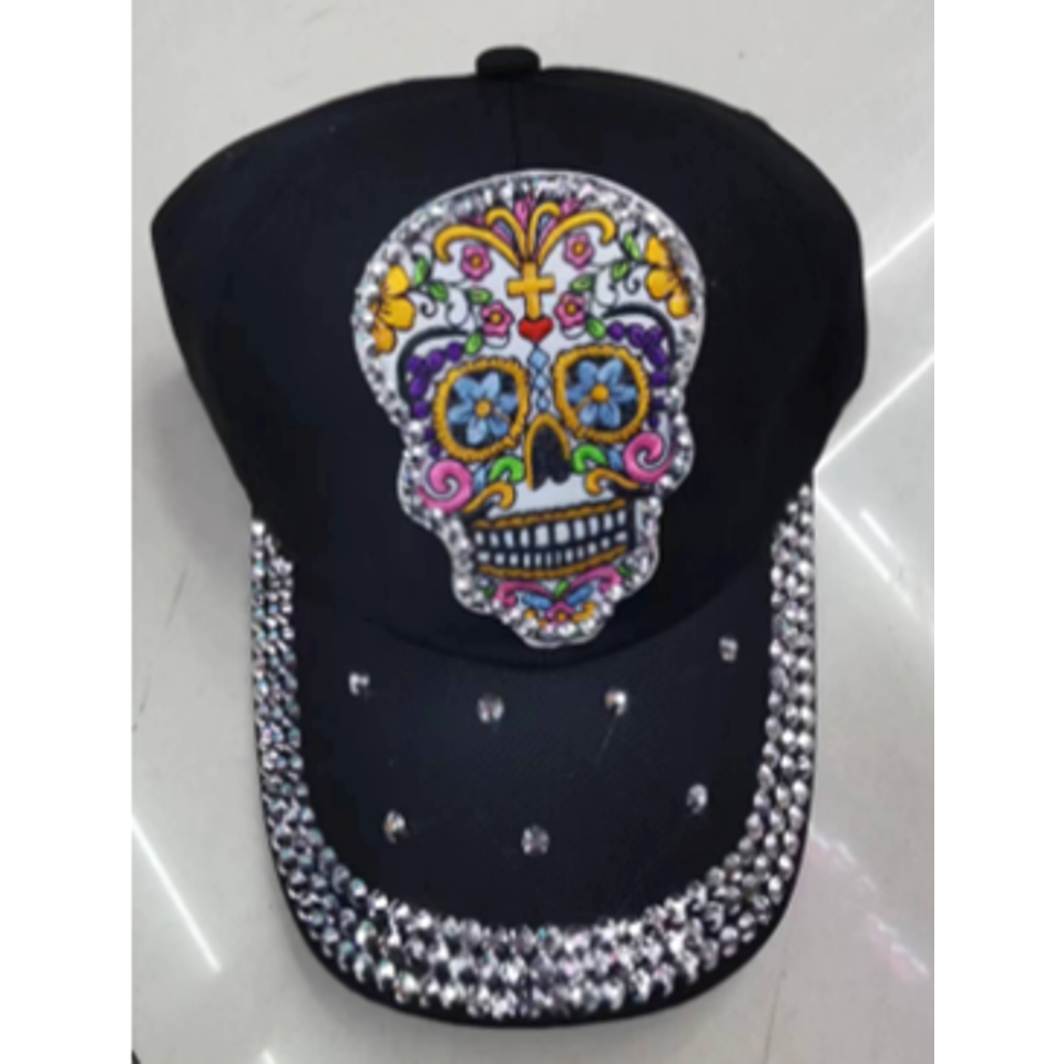 Fashion Cap with Hotfix Skull - CA2313