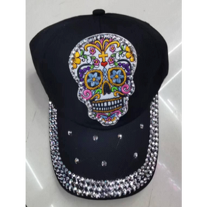 Fashion Cap with Hotfix Skull - CA2313