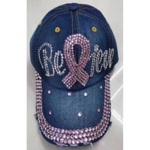 Fashion Cap with Hotfix Belive Awareness Ribbon - CA2314