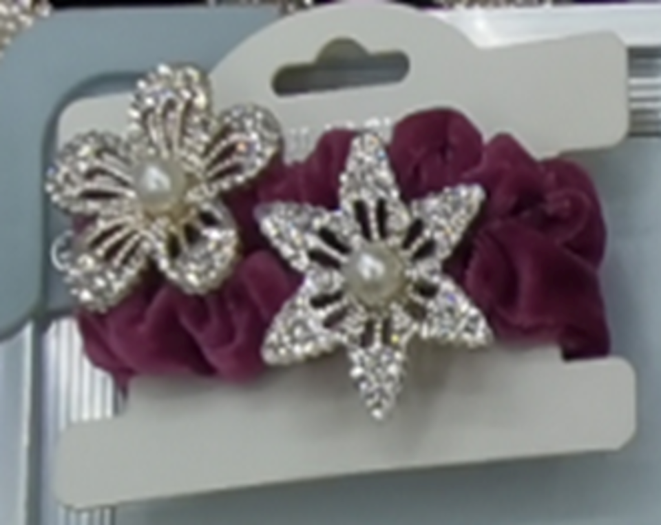 Hair Scrunchie with Stone - DZ00