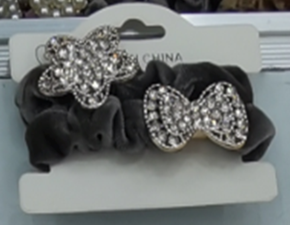 Hair Scrunchie with Stone - DZ00