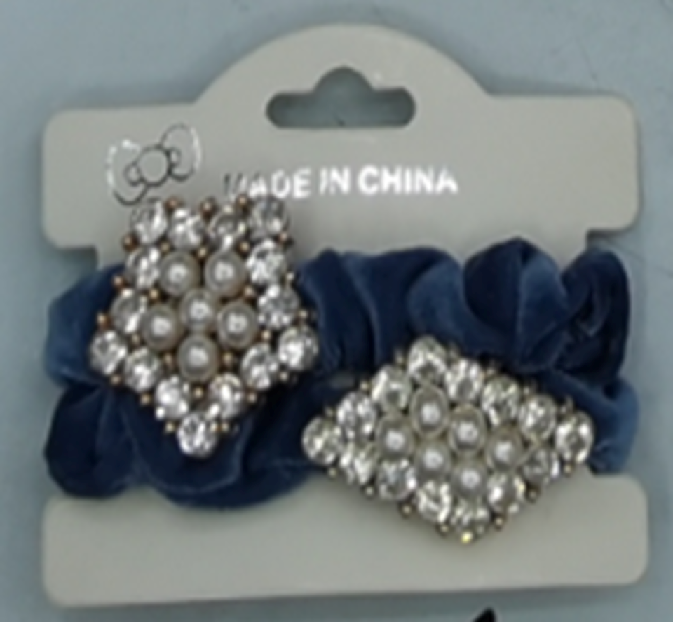 Hair Scrunchie with Stone - DZ00