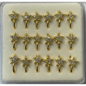 Copper Nose Cuff with Rhinestone (Star) - GM80047