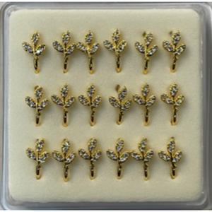 Copper Nose Cuff with Rhinestone (Flower) - GM80052