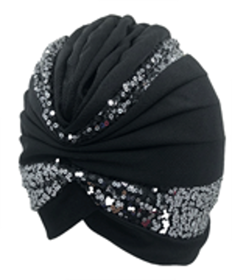 Fashion Turban with Sequin-IV60054