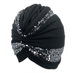 Fashion Turban with Sequin-IV60054