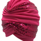 Fashion Turban with Sequin-IV60054