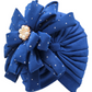 Fashion Turban with Flower-IV60057-1