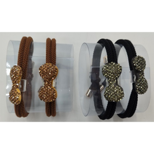 Rhinestone Ponytail Holder-IVHA100AST