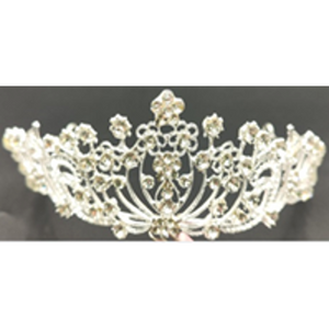 Unicra Silver Tiara Headband-IVJT2301