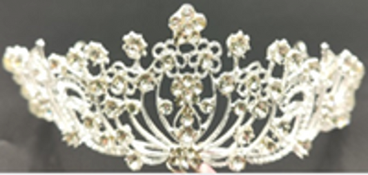 Unicra Silver Tiara Headband-IVJT2301