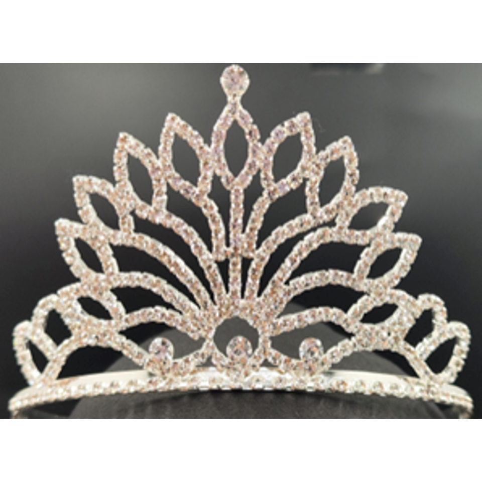 Unicra Silver Tiara Headband-IVJT2302
