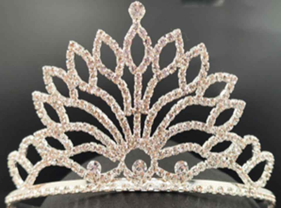 Unicra Silver Tiara Headband-IVJT2302