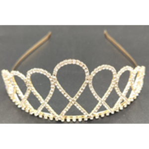 Unicra Silver Tiara Headband-IVJT2303