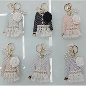 Handmade Mini Dress KeyChain-IVKC2301AST
