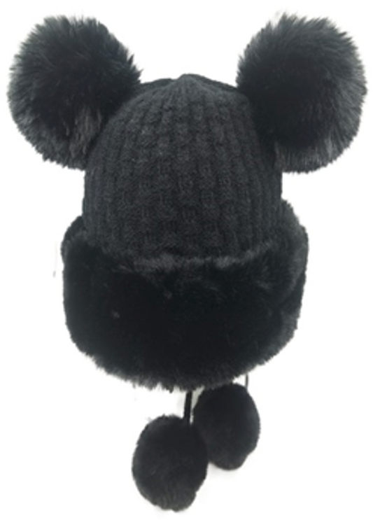 Fashion Winter Hat with Pom Pom - IVW001-2