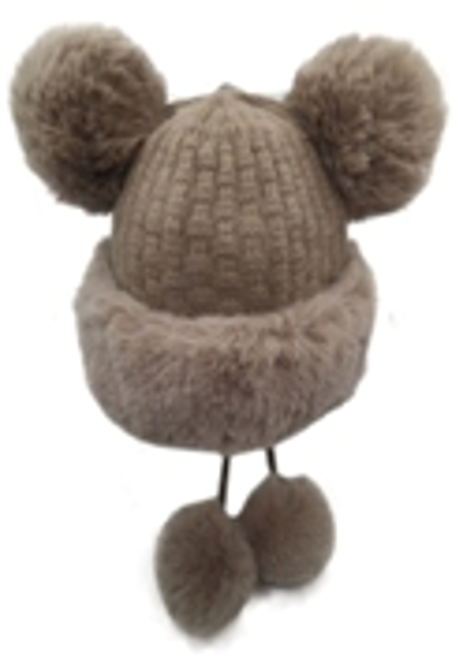 Fashion Winter Hat with Pom Pom - IVW001-2