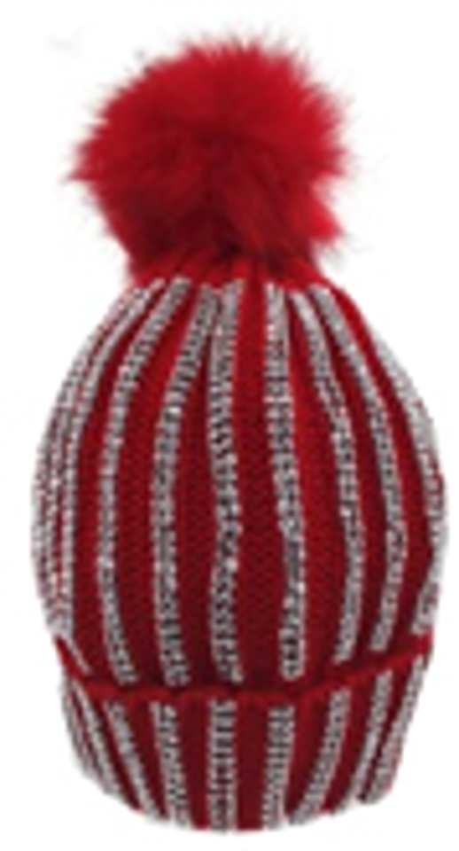 Handmade Knitted Hat with Rhinestone-IVW005-1