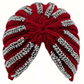 Hand Made Knitted Turban with Rhinestone-IVW007-1