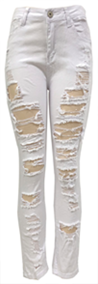 Distressed Ripped Skinny Fit Jeans-JN715