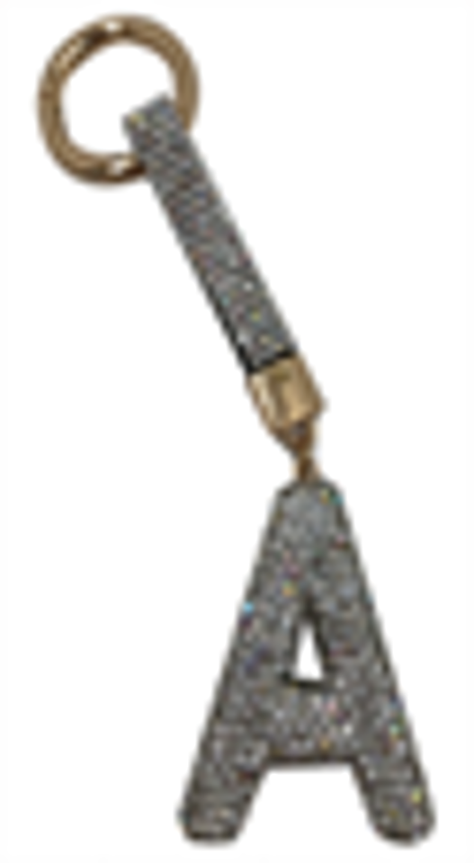 Alphabet Rhinestone Key chain-KC7003AB