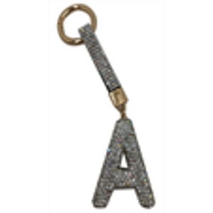 Alphabet Rhinestone Key chain-KC7003AB