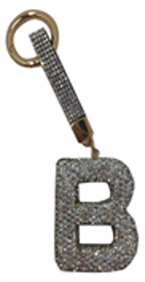 Alphabet Rhinestone Key chain-KC7003AB