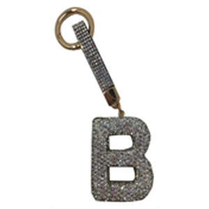 Alphabet Rhinestone Key chain-KC7003AB