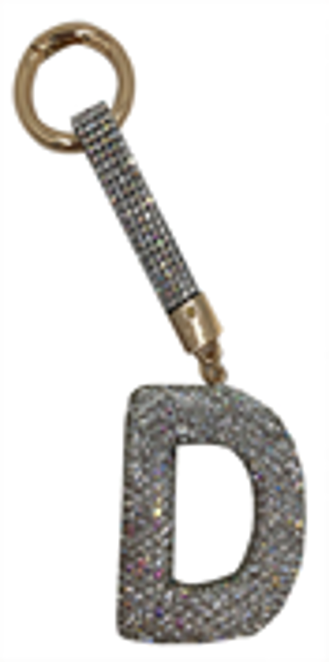 Alphabet Rhinestone Key chain-KC7003AB