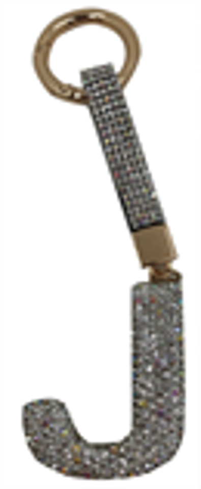 Alphabet Rhinestone Key chain-KC7003AB