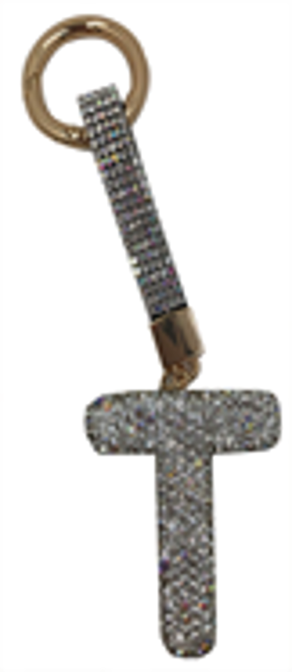 Alphabet Rhinestone Key chain-KC7003AB