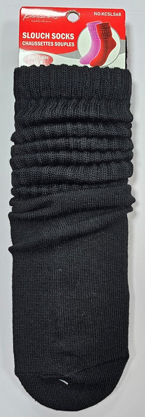 Long Soft Scrunch Knee High Boot Socks - KCSLS68