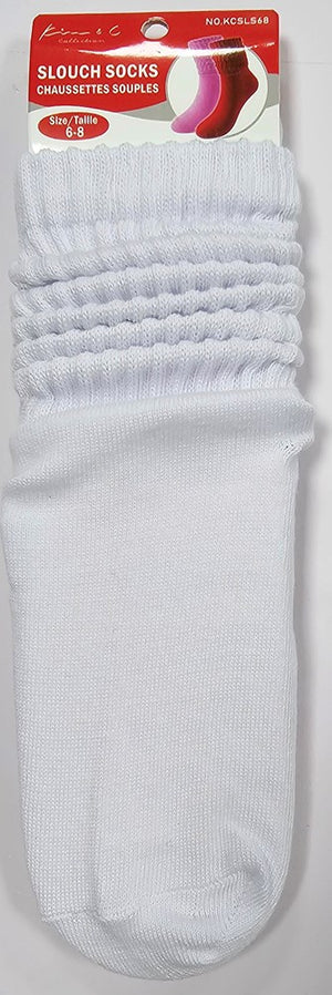 Long Soft Scrunch Knee High Boot Socks - KCSLS68
