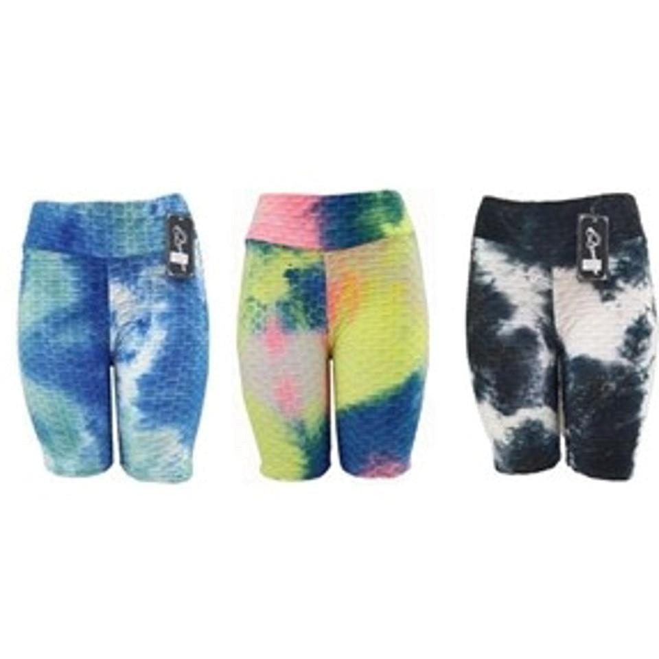 Brazilian Biker Shorts Tie-Dyed-LE722