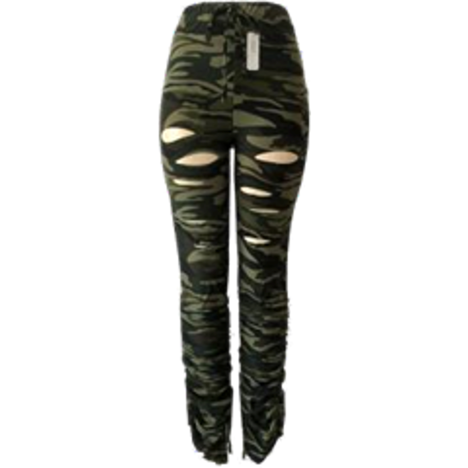 Wrinkle leg Leggings-LE729