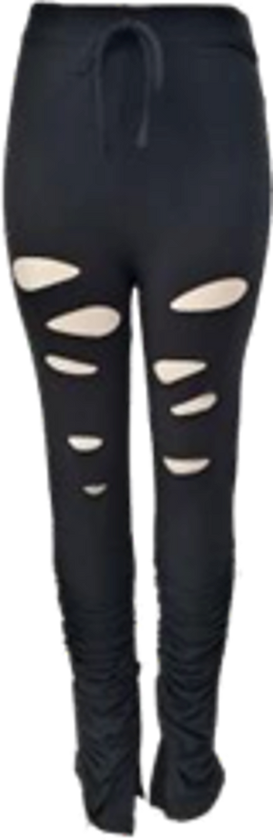 Wrinkle leg Leggings-LE729