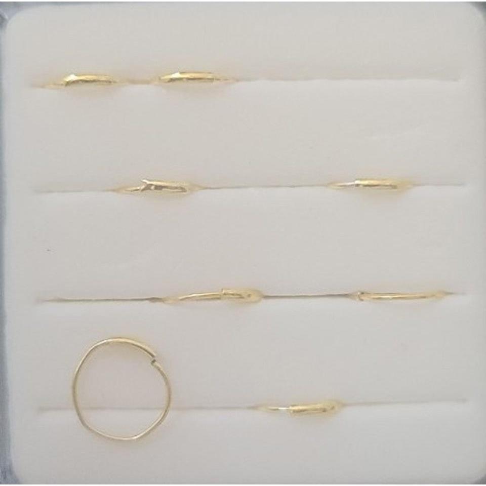 925 sterling silver nose studs Hoop Shape-NP16024-8